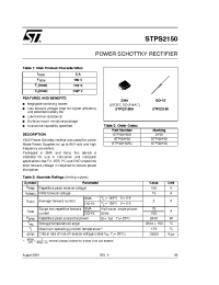 Datasheet STPS2150 manufacturer STMicroelectronics