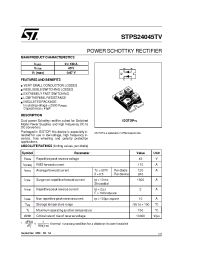 Datasheet STPS24045 manufacturer STMicroelectronics