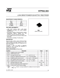 Datasheet STPS2L30 manufacturer STMicroelectronics