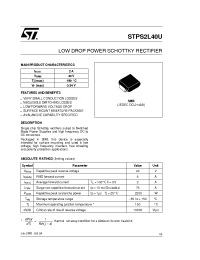 Datasheet STPS2L40 manufacturer STMicroelectronics