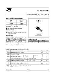Datasheet STPS30120C manufacturer STMicroelectronics