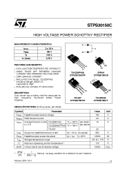 Datasheet STPS30150CG manufacturer STMicroelectronics