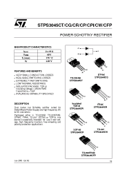 Datasheet STPS3045CFP manufacturer STMicroelectronics