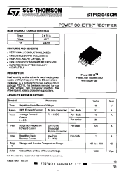 Datasheet STPS3045CM manufacturer STMicroelectronics