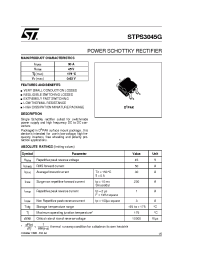 Datasheet STPS3045G manufacturer STMicroelectronics