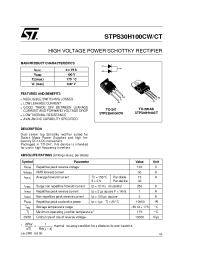 Datasheet STPS30H100CT manufacturer STMicroelectronics