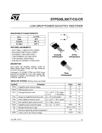 Datasheet STPS30L30C manufacturer STMicroelectronics