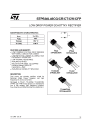 Datasheet STPS30L45C manufacturer STMicroelectronics