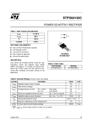 Datasheet STPS60150C manufacturer STMicroelectronics