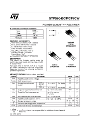 Datasheet STPS6045C manufacturer STMicroelectronics