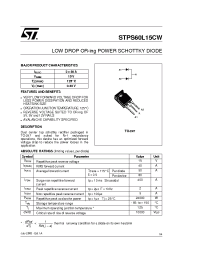 Datasheet STPS60L15CW manufacturer STMicroelectronics
