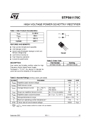 Datasheet STPS61170C manufacturer STMicroelectronics