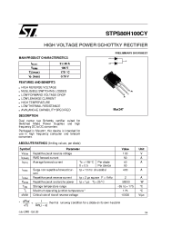Datasheet STPS80H100C manufacturer STMicroelectronics