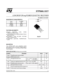 Datasheet STPS80L15CY manufacturer STMicroelectronics