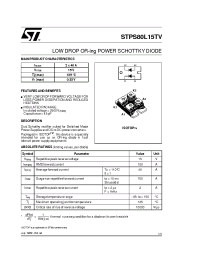 Datasheet STPS80L15TV manufacturer STMicroelectronics