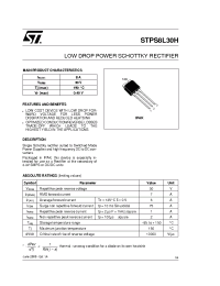 Datasheet STPS8L30H manufacturer STMicroelectronics