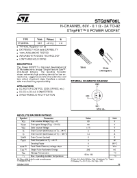 Datasheet STQ2NF06L manufacturer STMicroelectronics