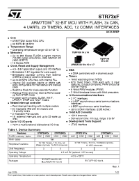 Datasheet STR735FZ2T7 manufacturer STMicroelectronics