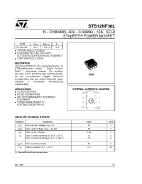 Datasheet STS12NF30L manufacturer STMicroelectronics