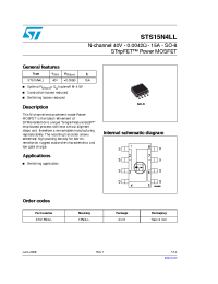 Datasheet STS15N4LL manufacturer STMicroelectronics