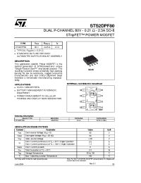 Datasheet STS2DPF80 manufacturer STMicroelectronics