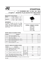 Datasheet STS3DPFS30L manufacturer STMicroelectronics