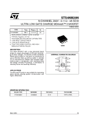Datasheet STS4NM20N manufacturer STMicroelectronics