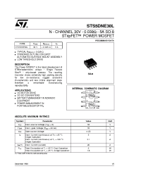 Datasheet STS5DNE30L manufacturer STMicroelectronics