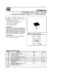 Datasheet STS5NS150 manufacturer STMicroelectronics