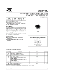 Datasheet STS5PF30L manufacturer STMicroelectronics