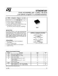 Datasheet STS6DNF30V manufacturer STMicroelectronics