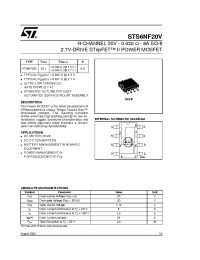 Datasheet STS6NF20V manufacturer STMicroelectronics