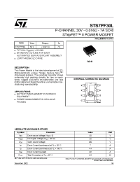 Datasheet STS7PF30L manufacturer STMicroelectronics