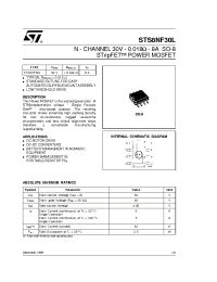 Datasheet STS8NF30L manufacturer STMicroelectronics