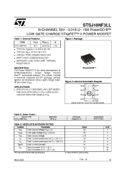 Datasheet STSJ18NF3LL manufacturer STMicroelectronics