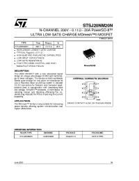 Datasheet STSJ20NM20N manufacturer STMicroelectronics