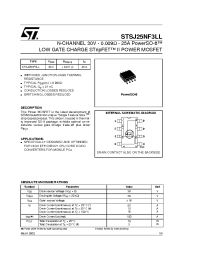 Datasheet STSJ25NF3LL manufacturer STMicroelectronics