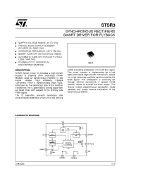 Datasheet STSR3 manufacturer STMicroelectronics