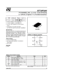 Datasheet STT3PF20V manufacturer STMicroelectronics