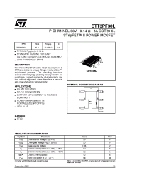 Datasheet STT3PF30L manufacturer STMicroelectronics