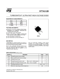 Datasheet STTA312B-TR manufacturer STMicroelectronics