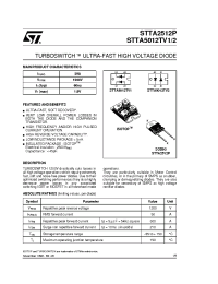Datasheet STTA5012 manufacturer STMicroelectronics