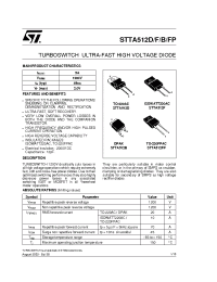 Datasheet STTA512F manufacturer STMicroelectronics