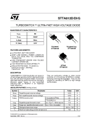 Datasheet STTA812G manufacturer STMicroelectronics