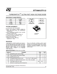 Datasheet STTA9012TV1/2 manufacturer STMicroelectronics