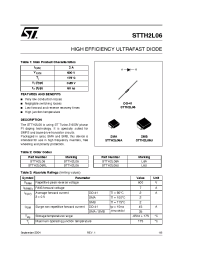 Datasheet STTH2L06 manufacturer STMicroelectronics