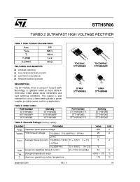 Datasheet STTH5R06B manufacturer STMicroelectronics