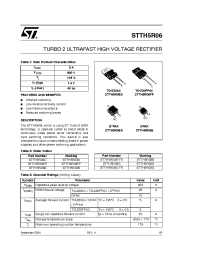 Datasheet STTH5R06G-TR manufacturer STMicroelectronics