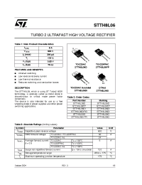 Datasheet STTH8L06DIRG manufacturer STMicroelectronics