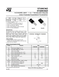 Datasheet STU8NC90ZI manufacturer STMicroelectronics